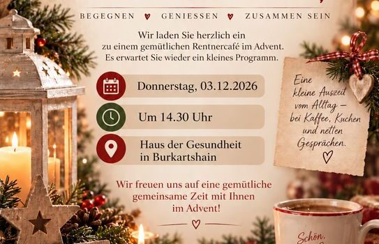 Rentnercafe`in Burkartshain am 03.12.2026